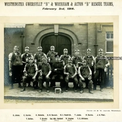 1914 Westminster Gwersyllt B and Wrexham and Acton B rescue teams