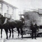 Johnstown The Wrexham District Tramway Co. Outside the New Inn early 1900s