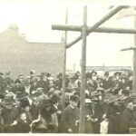 Laying foundation stone of Poyser Street Church 1912.
