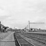 Marchwiel Railway Station and signal box.