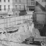 Hill Street 1963 – excavation at rear of Astons