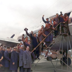 1962 - Wrexham AFC supporter trip to Norwich City for the  FA Cup 3rd round tie, which we lost 3-1