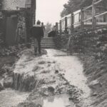 Bersham 1968 – When the open cast wall gave way and flooded Bersham village