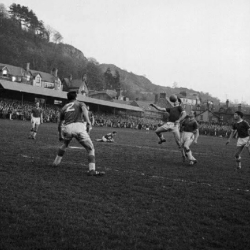 Bangor City V Wrexham. 1962