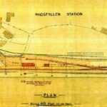 1898 – Rhostyllen Station Plan (with two tracks under the wooden footbridge)