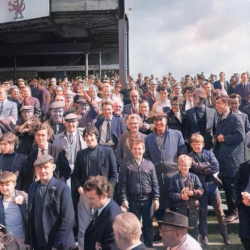 1959 fans at the Wrexham v Chester game August 23 1969 Wrexham 2 Chester 0