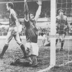 1981 Wrexham v Derby County League Division Two 2-2 -Dixie McNeil scores 2nd equaliser