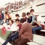 1984 24th October – Wrexham fans at Stadio Olimpico  Roma v Wrexham AFC