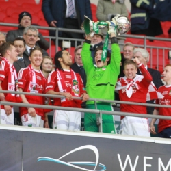 2013 Wrexham v Grimsby FA Trophy final at Wembley