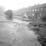 Flooding in Queens Park, Wrexham, June 1983 6