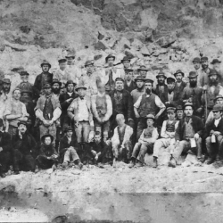 Minera Workmen at Mr. Lesters Lime Quarry