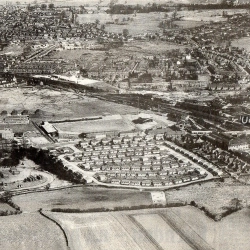 1963 Aerial picture of Mold Road