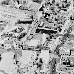 1970 Aerial view Town Centre