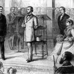 Argyle Street The Duke of Westminster opening Wrexham Arts and Treasures Exhibition in 1876