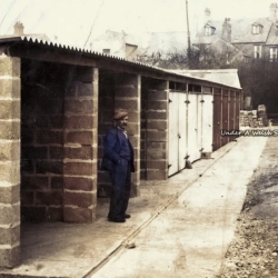Armando Marubbi on the site of Bellevue Garage, the lock up garages for the local people to rent who lived in the terrace houses (1).
