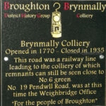 Broughton – Brynmally Colliery memorial plaque