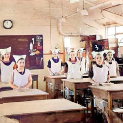 Brynteg Secondary Modern School cookery class