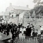 Caegrwrle – Hope Procession 1890. High Street.