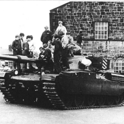 Chieftain Tank at the Beast Market. 1965.