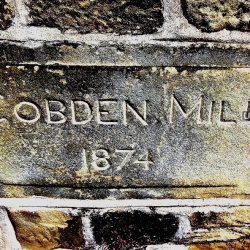 Watery Road Cobden Flour Mills memorial plaque