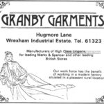 Granby Garments advertisement