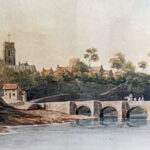 Holt Bridge, 1790 – A Water Colour painting by John Warwick Smith