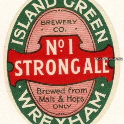 Island Green Brewery Co. advertisement for Strong Ale