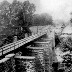 Kings Mills viaduct shortly after completion c1890s