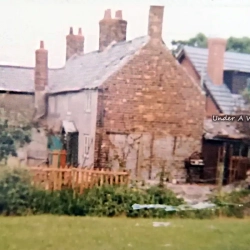 1983 Marchwiel Gibralter cottages before demolition