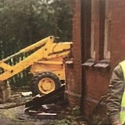 Miners Rescue Station after attempted illegal demolition attempt 2010