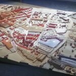 Model of the proposed town centre 1967