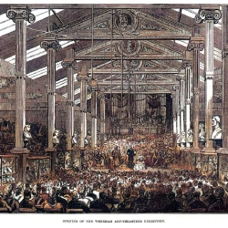 Opening of the Wrexham Art Treasures and Industrial Exhibition Westminster Buildings 1876