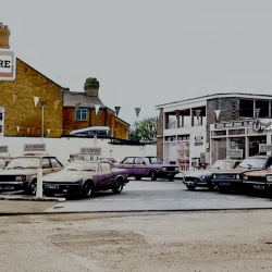 Pen y Bryn Tenters Square Garage Wrexham February 1982