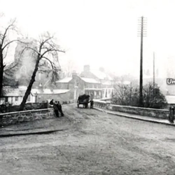 Ruabon, Bridge Street Ruabon. the junction of Station Road c1910.