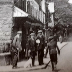 Ruabon, High Street 1914 ,Haven Cafe on the left side