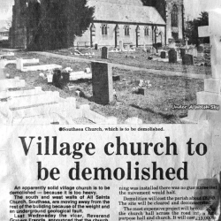 Southsea All Saints Church demolition news article
