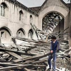 Southsea All Saints Church had to be demolished in August 1984 due to subsidence caused by a geological fault