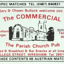 The Commercial safety matches cover