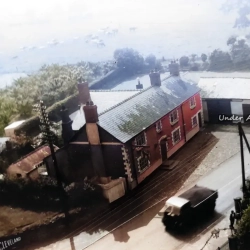 Marchweil The Red Lion and School,