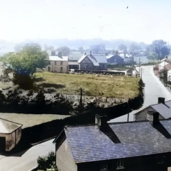 Marchweil The Red Lion and School,