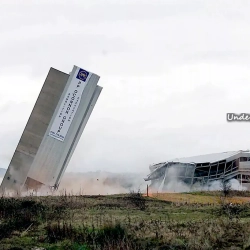The former Owens Corning buildings on Wrexham Industrial Estate demolished by new owners Kingmoor Park Properties