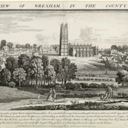 The south view of Wrexham in the county of Denbigh