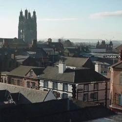 View towards St. Giles from Chester Street