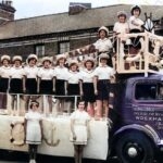 Woolworth staff at the Wrexham Carnival 1951