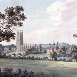 Wrexham town from the east (illustration, date unknown)