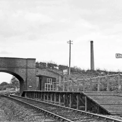 Wrexham to Ellesmere running passed pentre maelor gas works