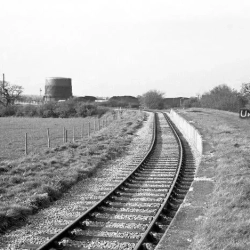 Wrexham to Ellesmere running passed pentre maelor gas works